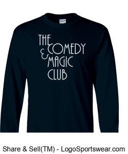 Comedy and Magic Club 80s Longsleeve-Shirt Design Zoom